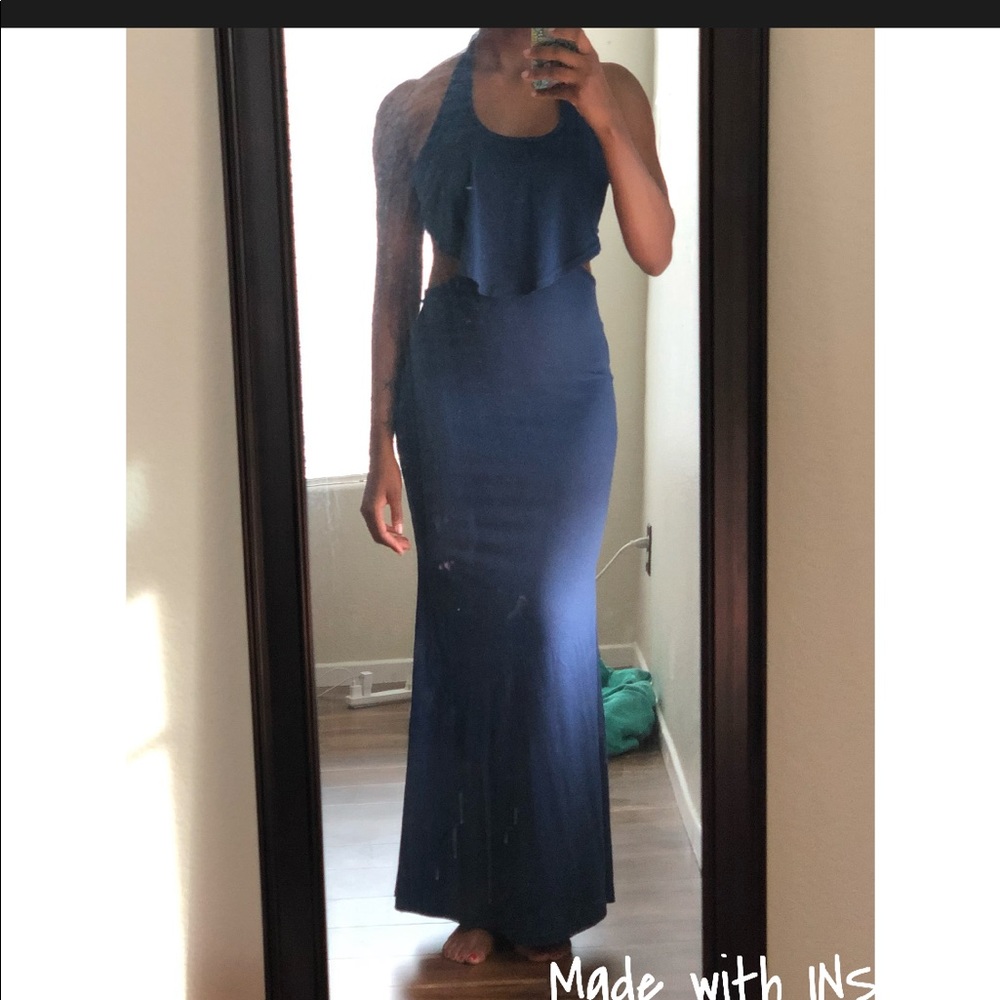 💙 blue maxi dress